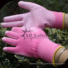 SRSAFETY 13 Gauge nylon pu coating glove/pu flex glove/PU Gloves Manufacturers,china supplier